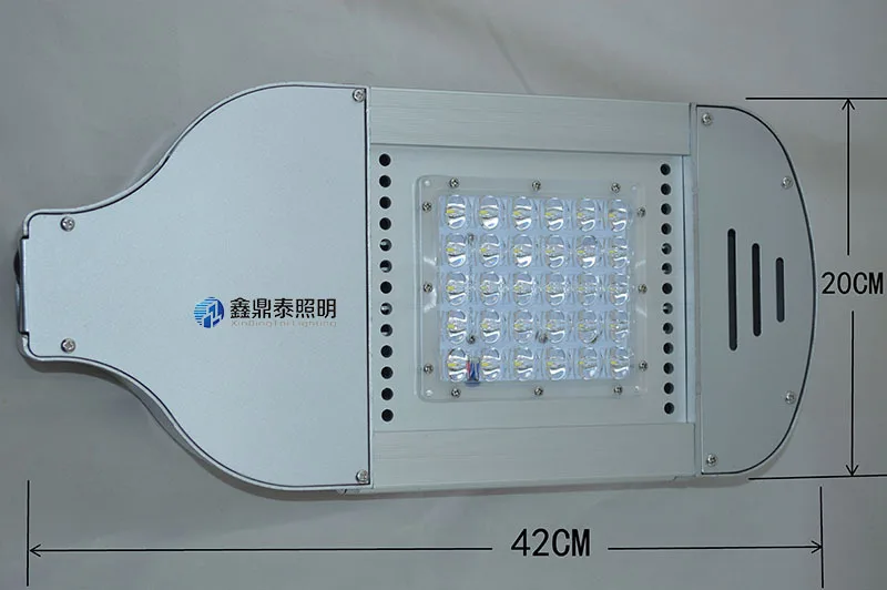 30W Silver led street light  30W led driver inside lamp die-casting aluminum led street light 3 year warranty IP65
