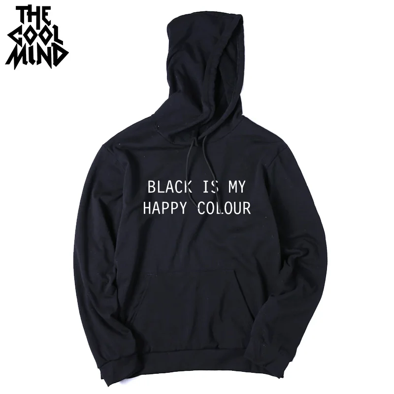 Mens Long Sleeve Cotton Hoodie How to Be Happy1 Sweatshirt