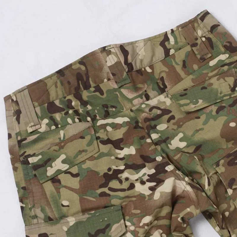 Army Military Uniform Camouflage Tactical Combat Suit Airsoft War Game Clothing Shirt + Pants Elbow
