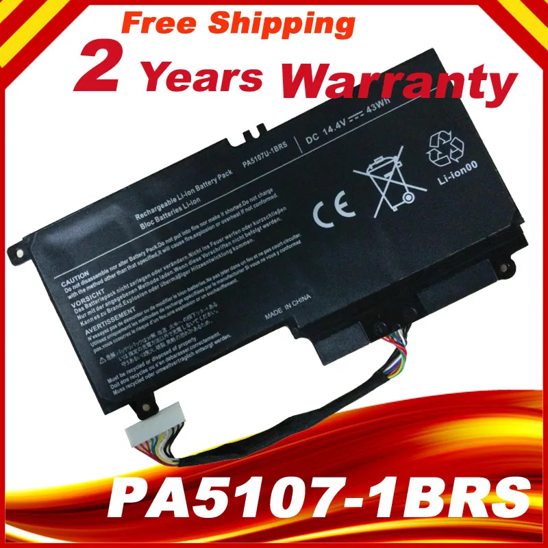 PA5107U-1BRS PA5107U Laptop Battery for Toshiba Satellite L50 L50-A S55 P55 L55 L55t PA5107U-1BRS PA5107U Laptop Battery for Toshiba Satellite L50 L50-A S55 P55 L55 L55t