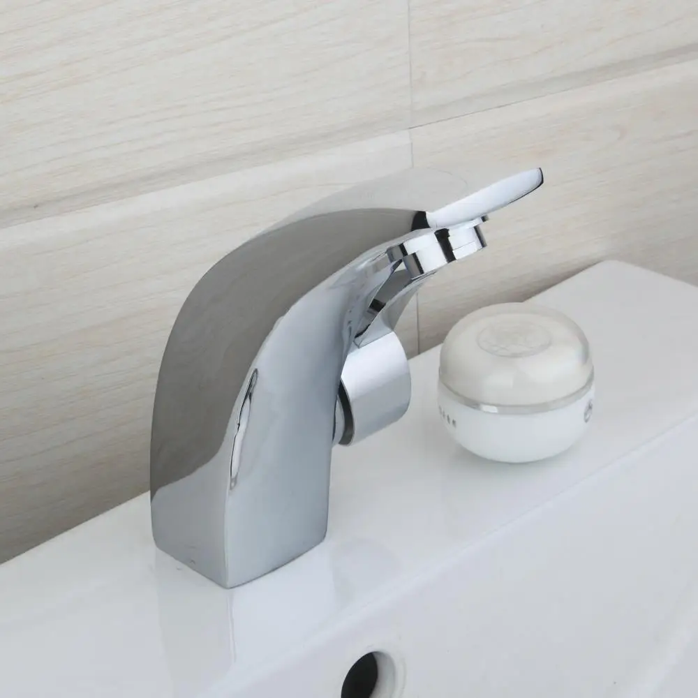 

BEST Hot & Cold Faucet Copper Taps 8376 Chrome Finished Washbasin Faucet Mixer Sink Taps,torneiras,robinet