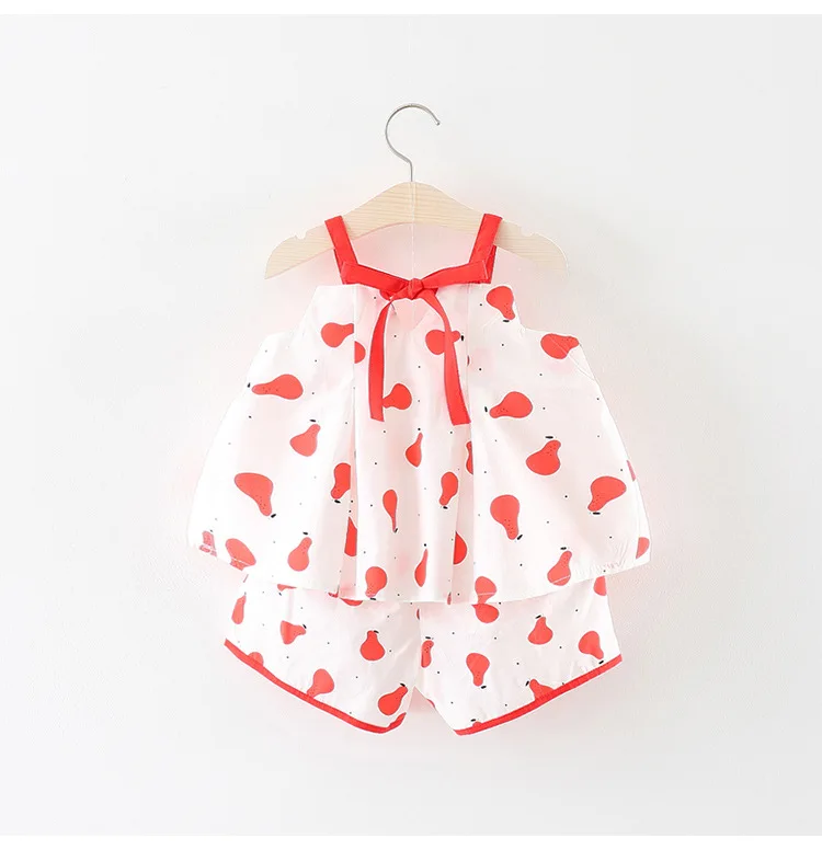New Born Baby Girls Clothing Sets Princess Dress Tops+Hot short Pants 2 Pcs Kids Outfits Sets 2018 Children Summer Clothes Set (3)