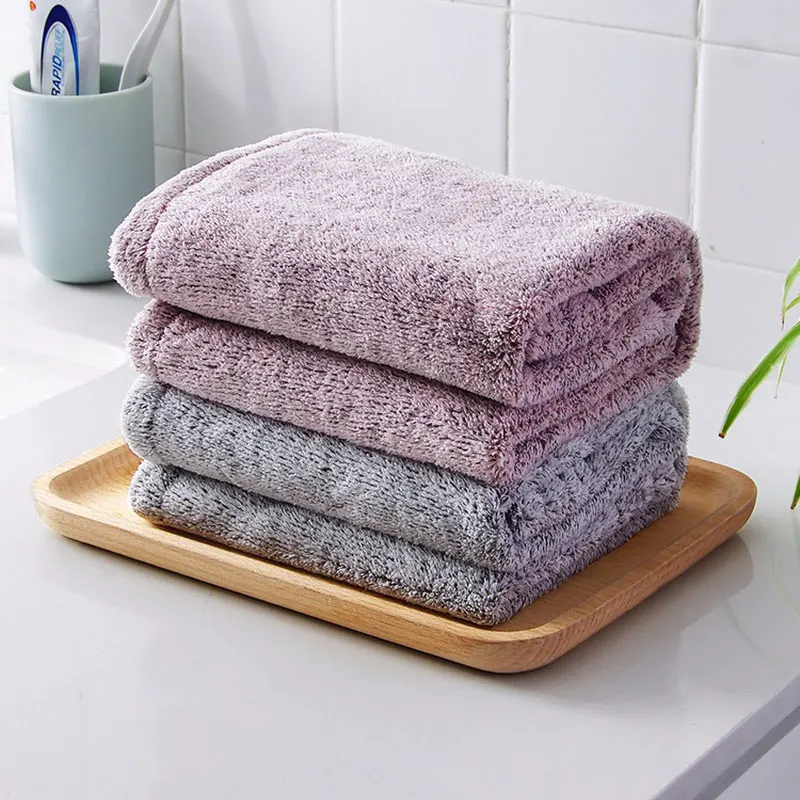 

vanzlife absorbent towel bamboo charcoal fiber thick hand towel portable children's adult face towel soft washcloth