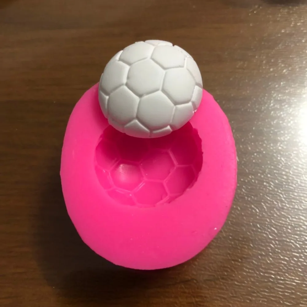 

Mini 3D Football Basketball Cake Silicone Molds Soccer Party Fondant Cake Decorating Tools Chocolate Candy Mold Resin Clay Mould
