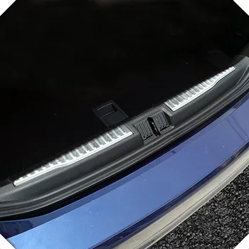 

For Alfa Romeo Giulia 2017 2018 Stainless Rear Trunk Inner Bumper Boot Sill Plate Protector Cover Trim Stainless Steel Sticker