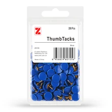 200 шт Z-LABEL синий Thumbtack Хвойная гвоздь-кнопка 14 цветов