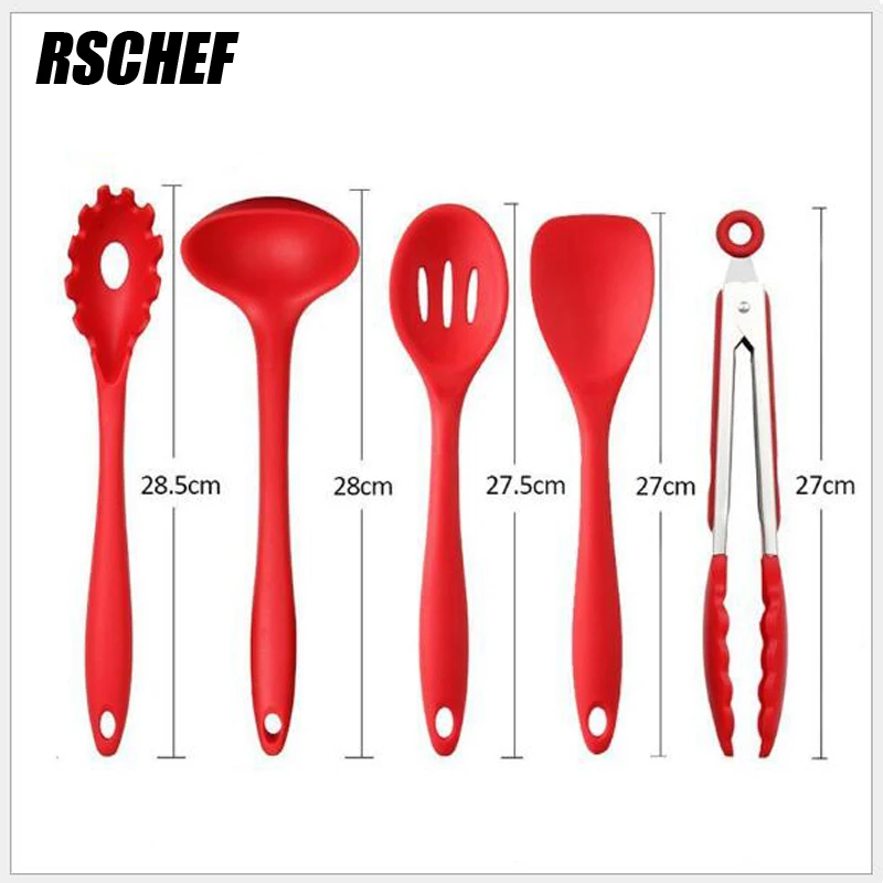 Кухонная утварь десять наборов силиконовых кухонных принадлежностей|kitchen utensil
