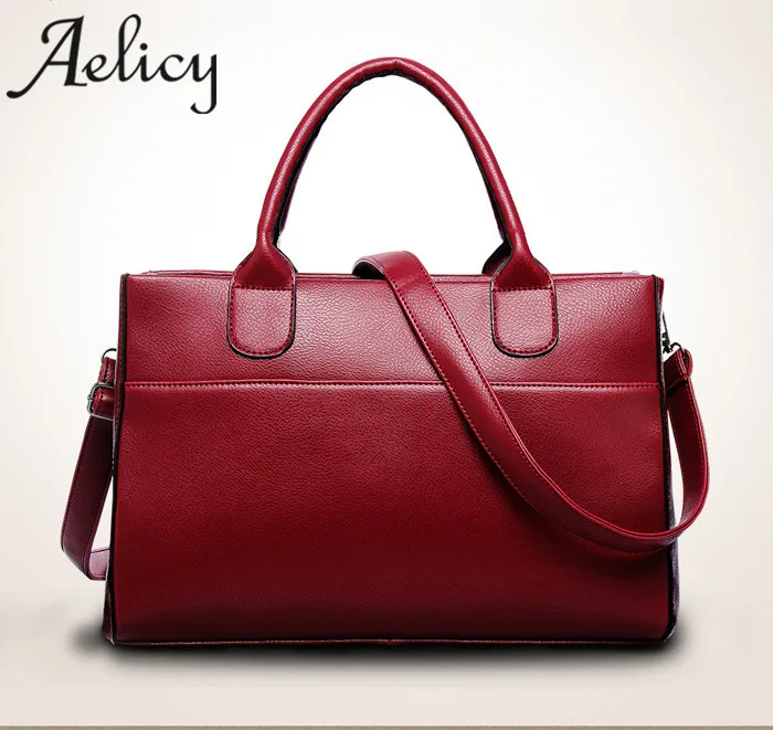 

Aelicy Hign Quality Designer Luxury Women's Genuine Leather Handbag Large Leather Tote Bag luxury handbags women bags designer