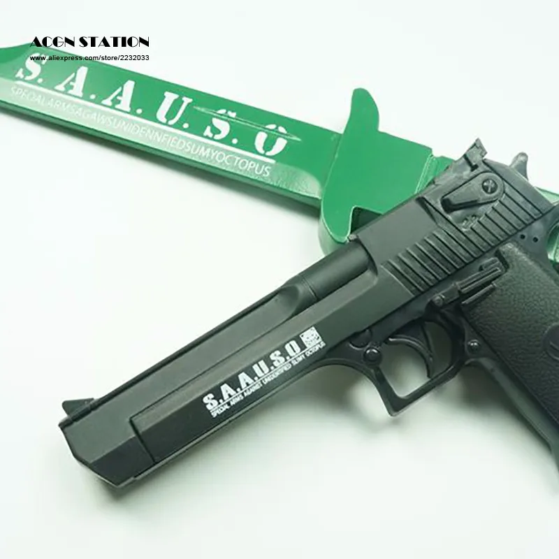 2017 Free Shipping Assassination Classroom Nagisa Shiota S A A U S O Handgun And Dagger Free Anime Cosplay Pvc Weapon Assassination Classroom Weapon Shiota Nagisaweapon Cosplay Aliexpress