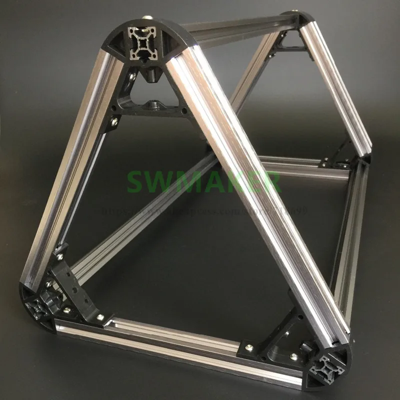 Kossel Delta Reprap 3d принтер алюминиевый экструзионный комплект алюминиевый профиль серебристый анодированный размер печати 180 мм/220 мм/300 мм