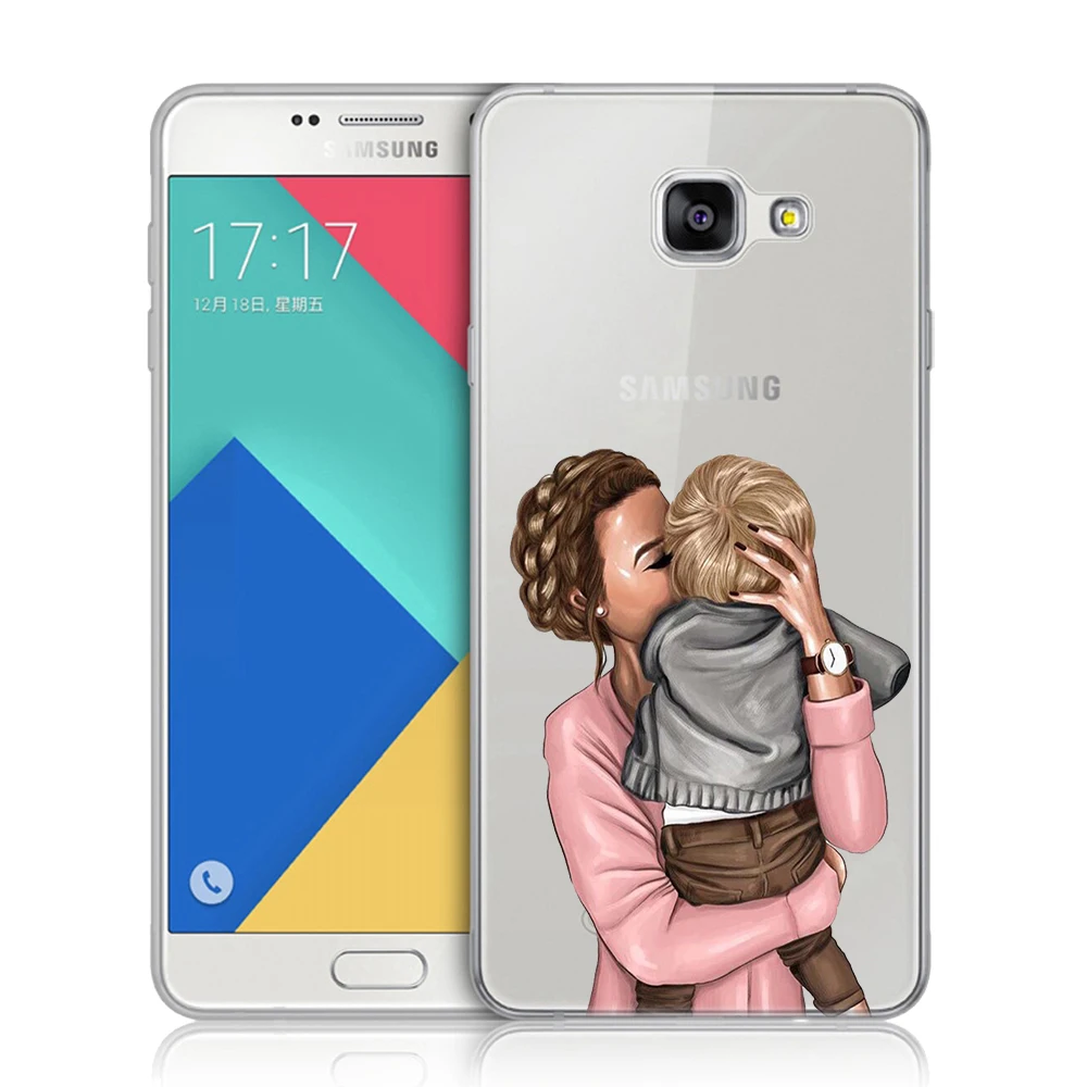 Силиконовый чехол для samsung Galaxy A3 A5 A7 A9 A6 A8 Plus A7 A50, цвет черный, коричневый