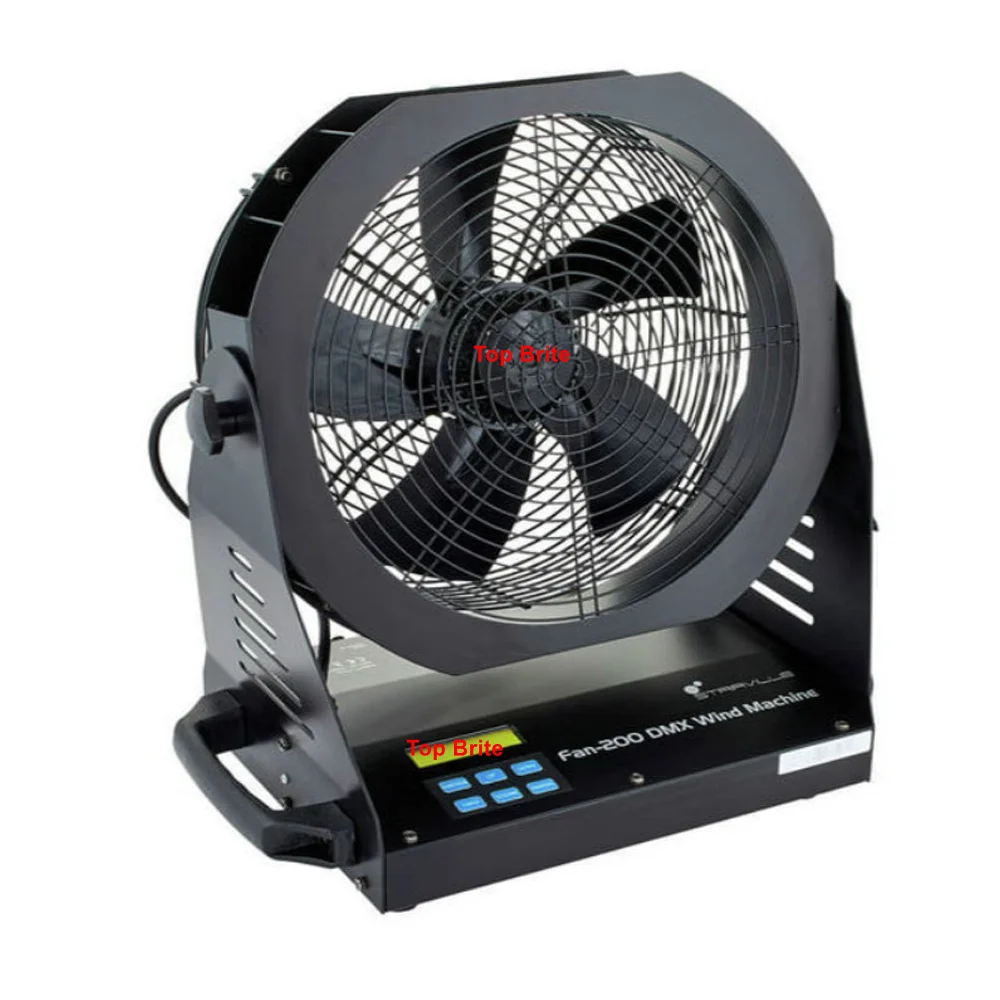 Промышленный стандартный вентилятор 200 Вт высокой мощности DMX вентилятор профессиональный сценический Dj осветительное оборудование DMX/провод пульт дистанционного управления