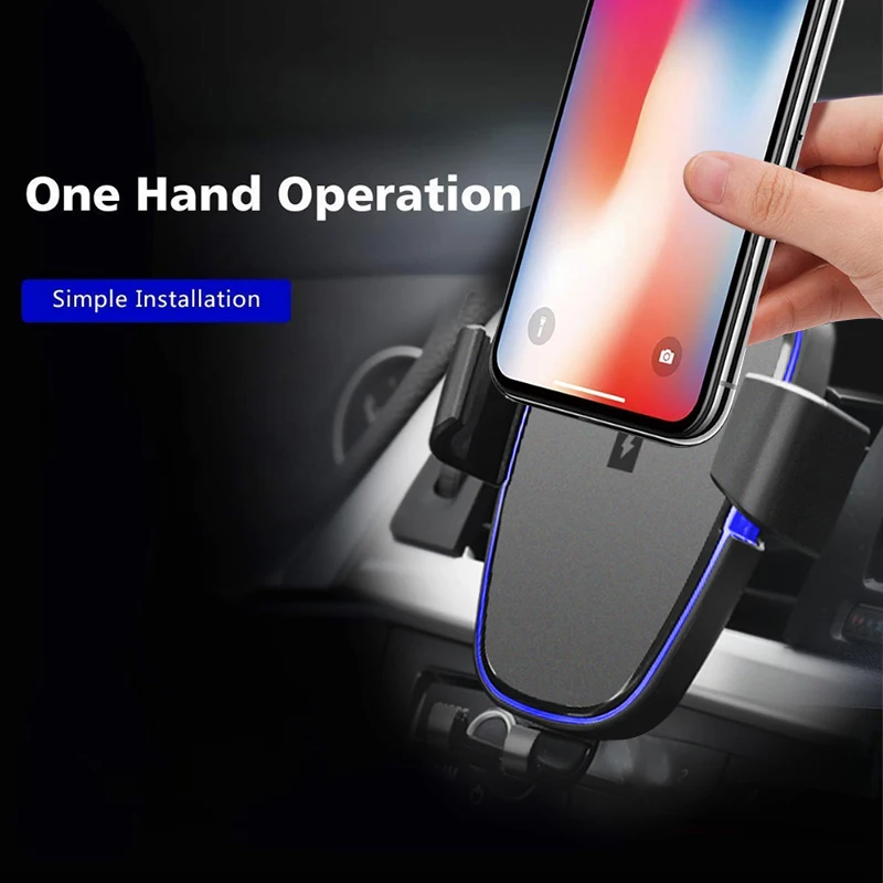 Car Mount Phone Holder Qi Wireless Fast Charger For Xiaomi Mi 9T Wireless Receiver Charging With TPU Case For Xaomi Mi9T 9T Pro