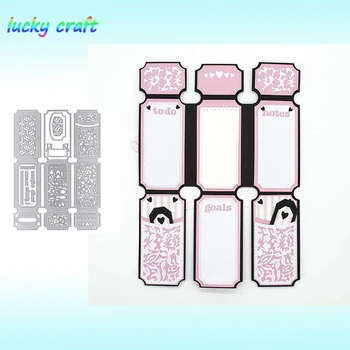 

Legacy Keeper Wallet Die Set Metal Cutting Dies for DIY Scrapbooking Embossing Paper Cards Making Crafts Die Cut 2019 new