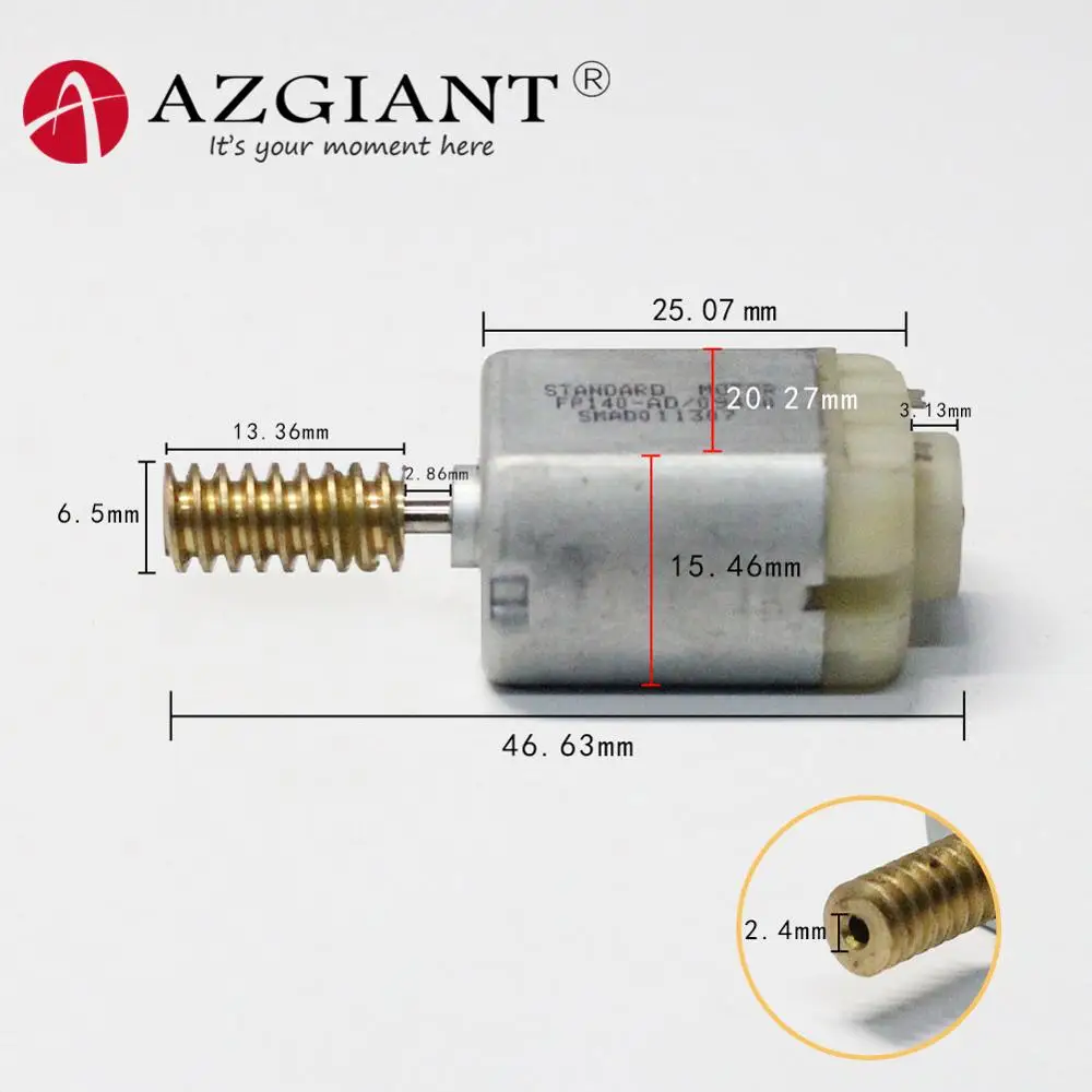 

FP140 car rearview mirror motor micro DC worm gear