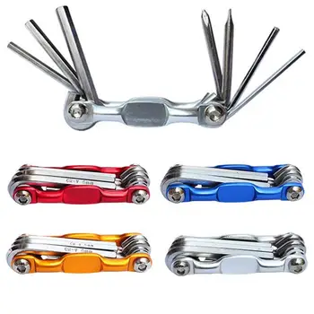 

7 In 1 Multi-Function Bike Bicycle Mechanic Repair Tool Kit Screwdriver Hexagonal Wrenches Tools