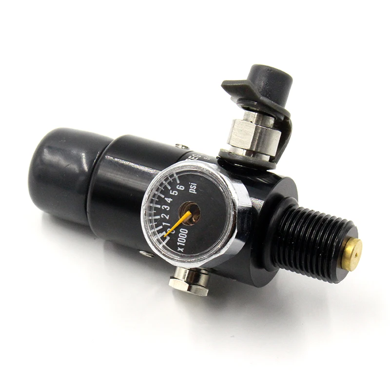Регулятор Пейнтбольного бака QUPB 4500PSI 5/8 18UNF черный REG002|paintball tank regulator|tank regulatorpaintball |