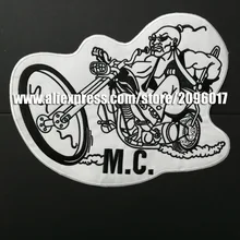 Большой изготовленный на заказ монголы нашивки для мотоциклистов честь головы байкерская куртка одежда всадник значки кочевника железные на патчи для пожилых людей