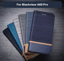 Pu Leather Wallet Case For Blackview A60 Pro Busin