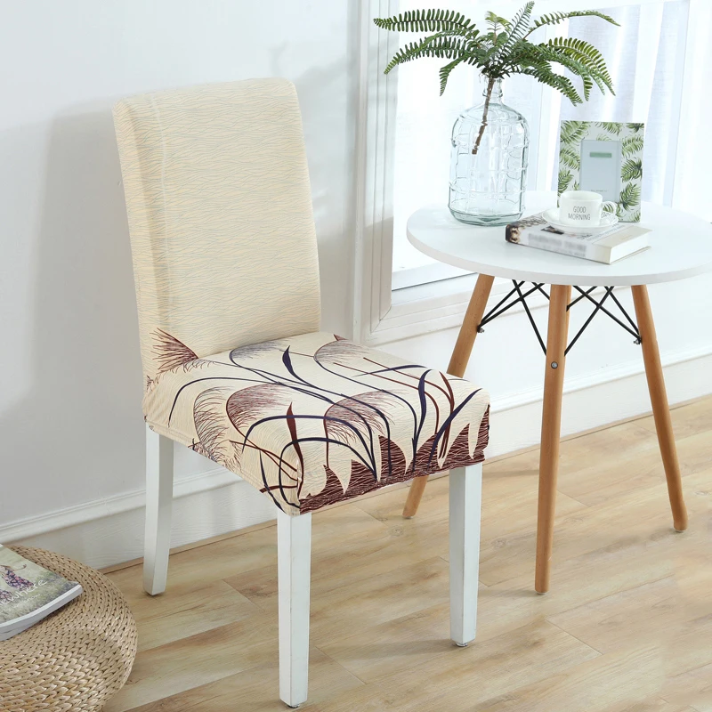 1 Piece Flower Printed Stretch Home Decor Dining Chair Covers