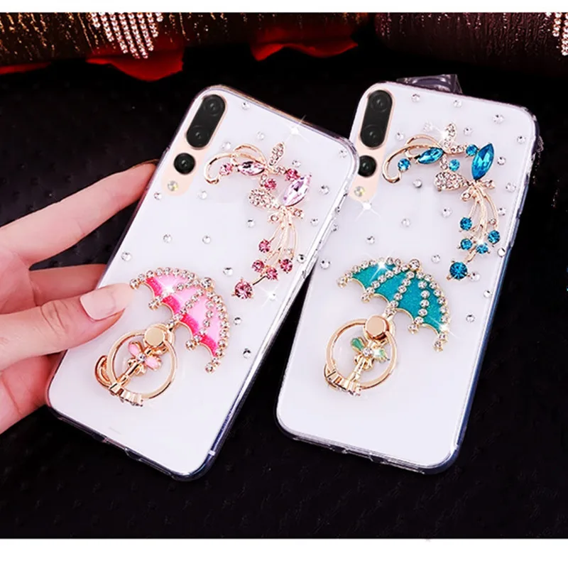Чехол со стразами для Huawei P30 Pro P20 P10 Plus P9 Lite Mate 20 10 Lite|Бамперы| |