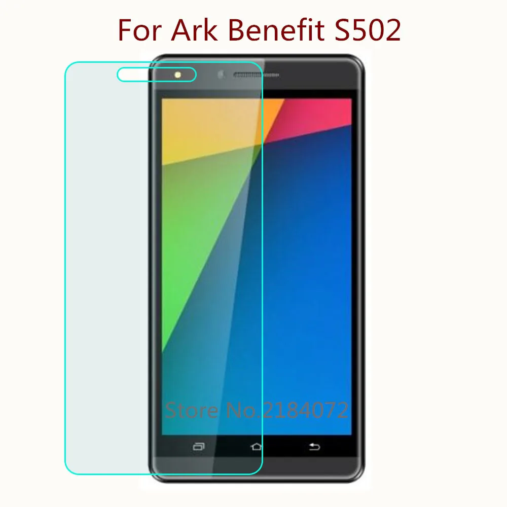 9H 2.5D Защитное стекло для экрана телефона Ark Benefit S502 закаленное Передняя пленка