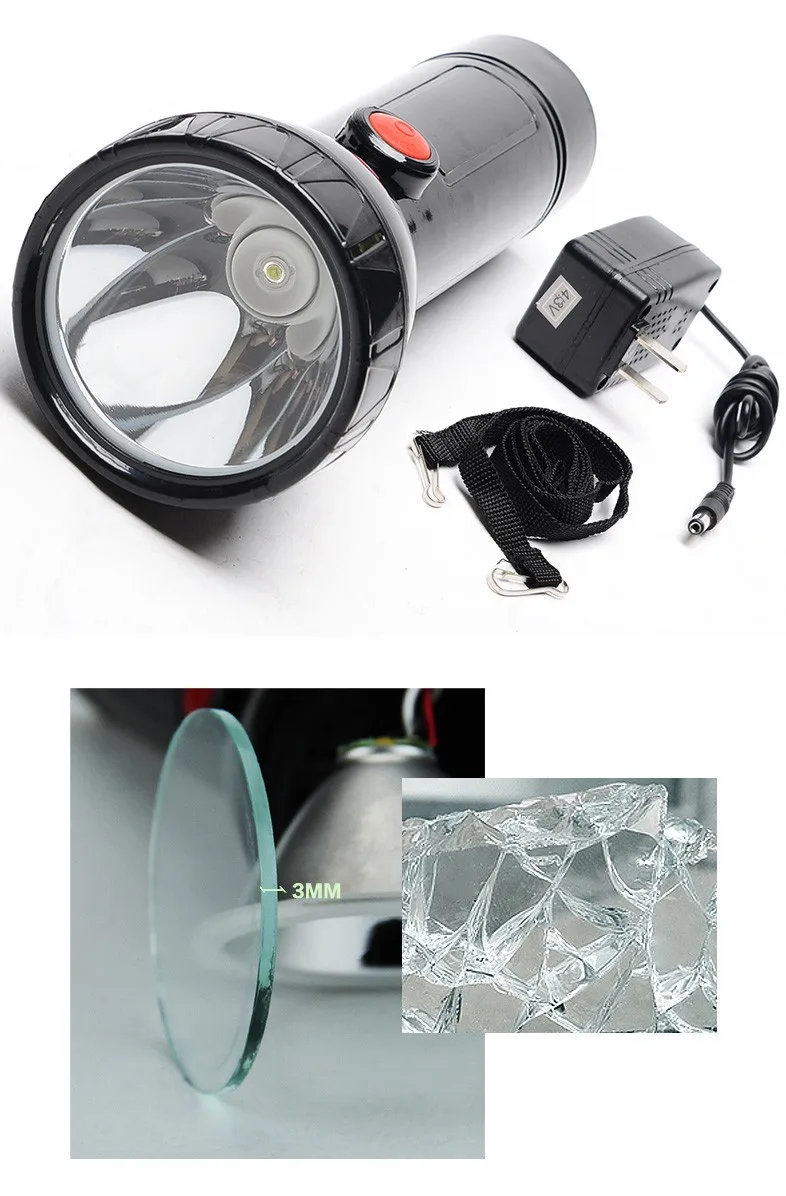 Osran 3 Вт LED Flaslight 2200 мАч 18650 li Батарея Перезаряжаемые яркий для электрических Мощность завод Кемпинг Torch Light Бесплатная доставка DHL