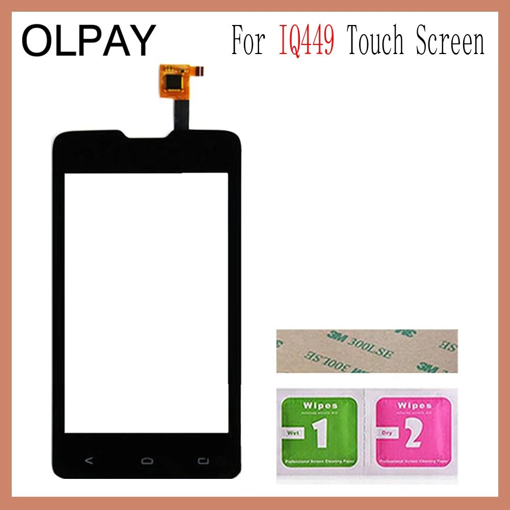 4 5 ''сенсорный экран для Fly IQ449 449 сенсорный дигитайзер панель передняя