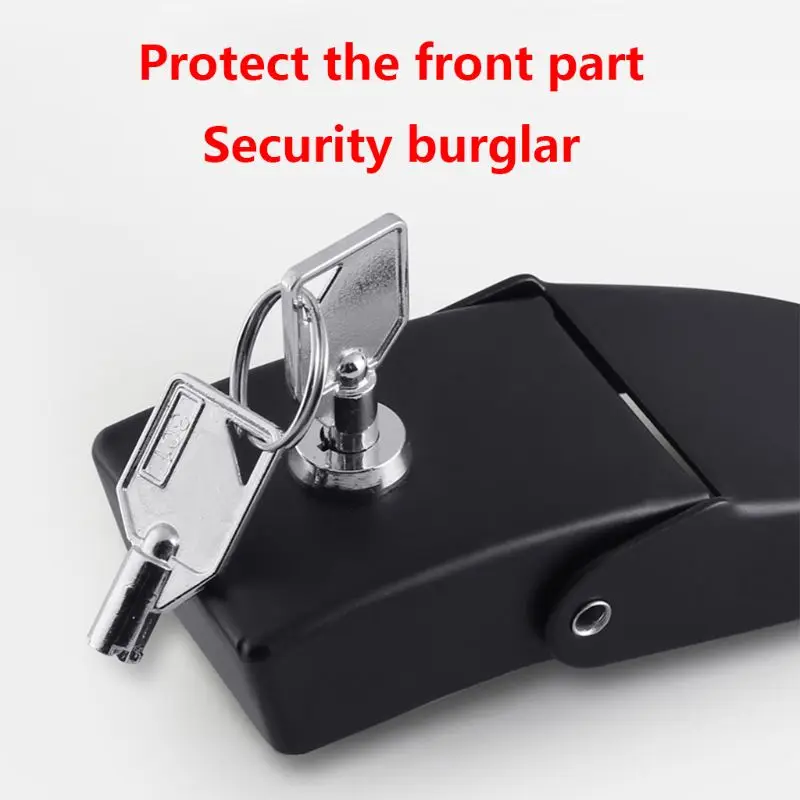 

Engine Bonnets Hood Lock For Jeep Wrangler JK 2007-2017 Metal with Key Pattern Design Hood Lock For Wrangler Car Hood Lock
