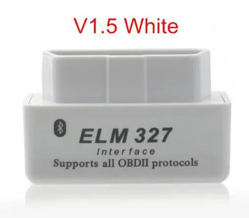 ELM327 USB V1.5 OBD2 автомобильный диагностический интерфейс сканер ELM 327 V 1,5 OBDII разъем автоматический диагностический инструмент ELM327 OBD2 адаптер - Цвет: White