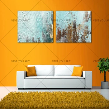 

Beautiful Colorful Home Decor Oil Painting Modern Abstract Wall Picture Handmade Golden Circle Oil Painting Decoration Unframed