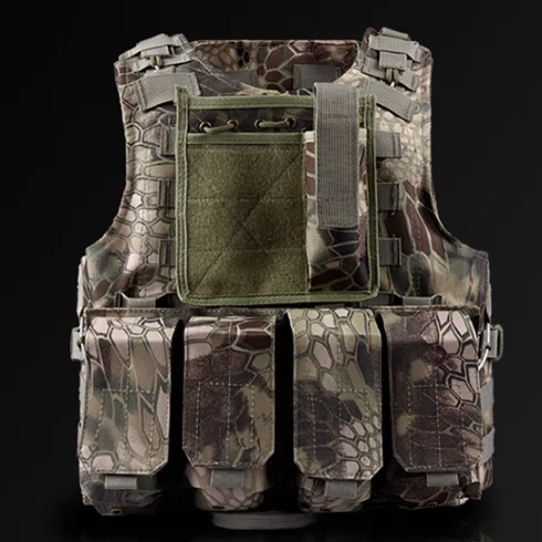Children Outdoor CS Shooting Protection Gear Vest Kid Military Combat Training Camping Hunting Mult