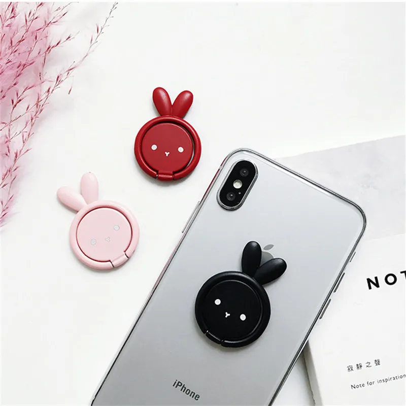 Phone Finger Ring Mobile Smartphone Stand Holder For iphone X 8 7 6 Plus IPAD Xiaomi Samsung Lucky Rabbit Finger Ring Holder Phone Finger Ring Mobile Smartphone Stand Holder For iphone X 8 7 6 Plus IPAD Xiaomi Samsung Lucky Rabbit Finger Ring Holder