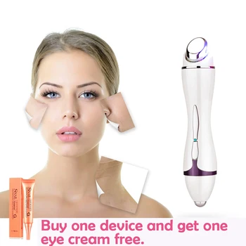 

High-end Mini Vibration anti-wrinkle Ultrasonic massage eye wrinkles LED light Acne Wrinkle Remover face lifting beauty machine