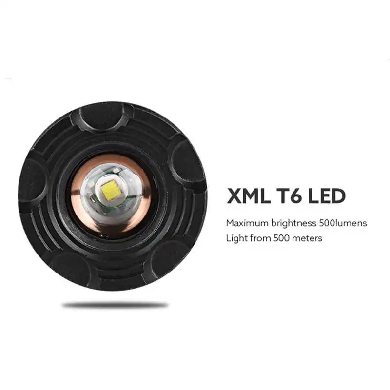 lanterna led t6 Headlight Head Lamp Zoomable + 2x18650 +Charger laser pointer powerful led flashlight rechargeable #4S8 (2)