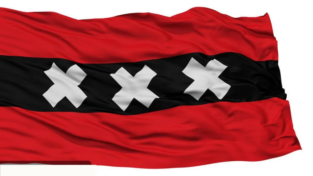 

Netherlands Amsterdam Flag 100D banner custom flags Free Shipping