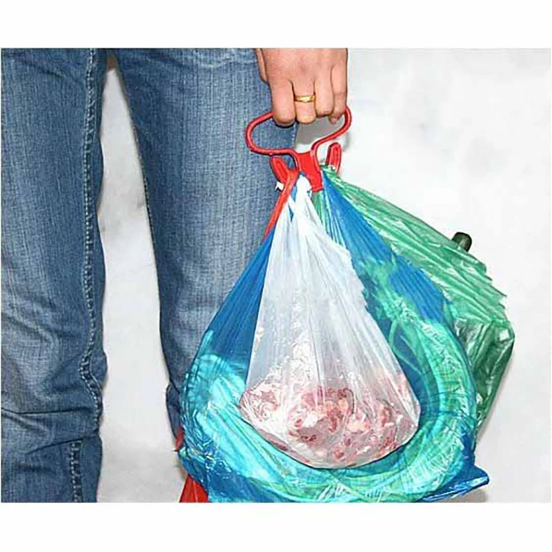 

10PCS Shopping Bags Holder Plastic A Good Helper Of Multifunctional Bag Holder Device