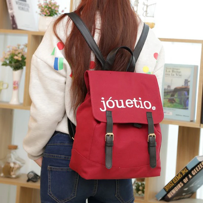 Kordelzug Teile Koreanische los Frauen Für Rucksock Reisetaschen Rucksack Neue Schultaschen Jugendliche Mädchen Leinwand 50 Mode Casual OfdawqxnO