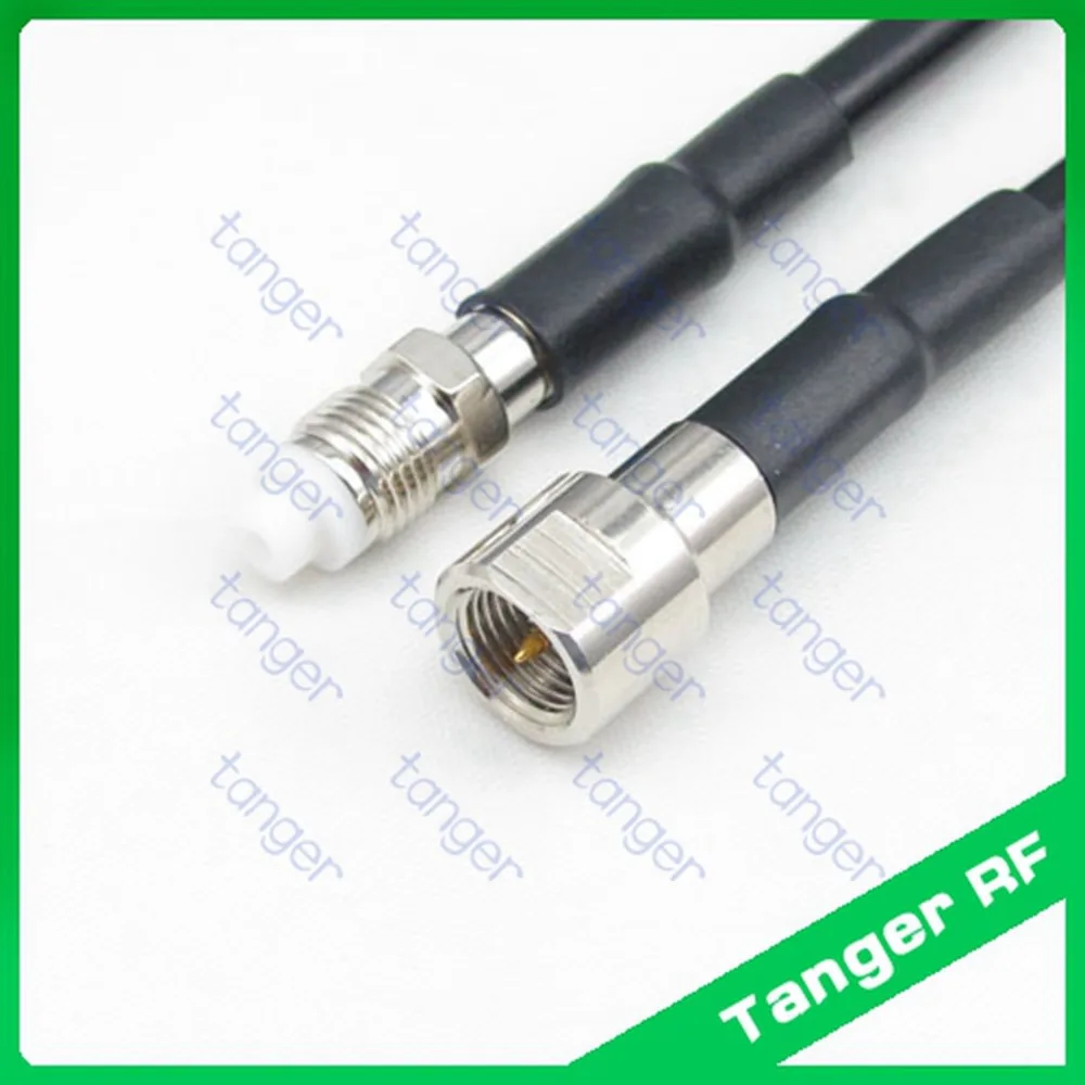 

Hot Tanger FME male plug to FME female jack connector straight RF RG58 Pigtail Jumper Coaxial Cable 40inch 100cm High Quality