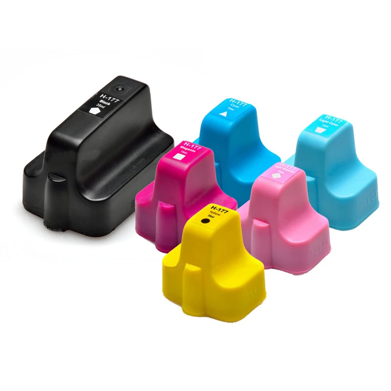 177 Third Party Brand refilled ink replacement For HP Photosmart C5140 C5150 C5180 C5183 C5185