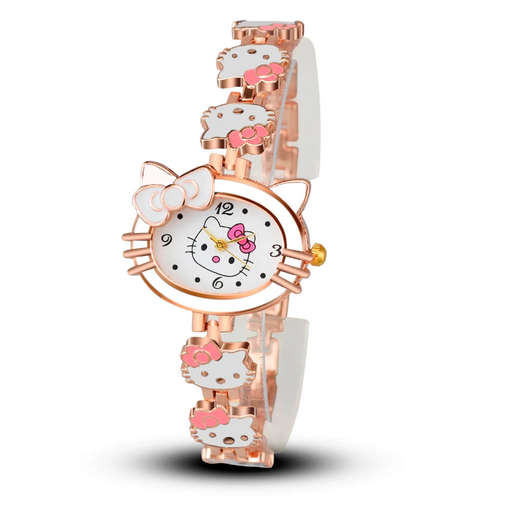 

Watches Women Fashion Watch 2018 Cartoon Cat Top Brand Luxury Bangle Watch Elegant Dress Ladies Quartz Wristwatches