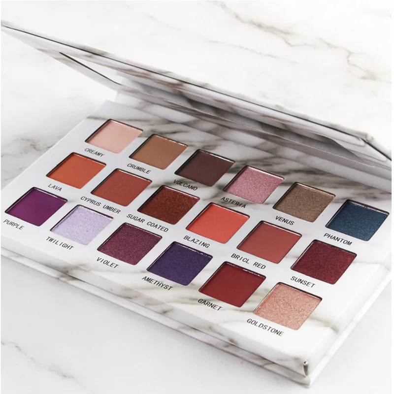 

Marble 18 Eyeshadow Palette Hot Sale Pearl Eye Makeup Matte Eye Shadow Sale Girl Multicolor Eye Shadow
