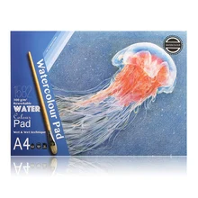 12 листов художника акварельные краски бумага для DIY Рисования Эскиз книги товары для рукоделия