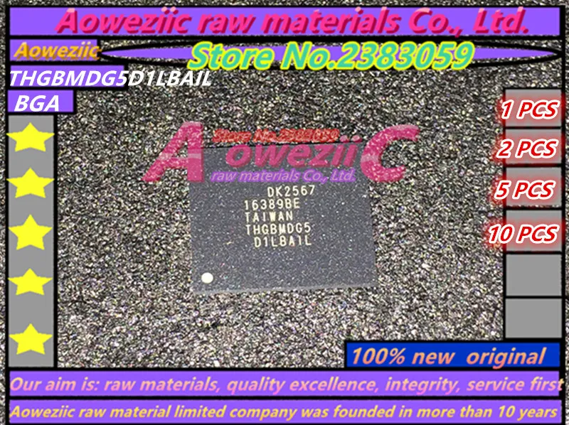 

Aoweziic 100%new original THGBMDG5D1LBAIL BGA 4G Memory chip