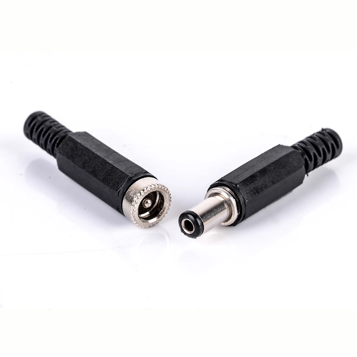 10pcs Male / Female DC Power Jack Plugs Socket Adapter Connector DC Plugs for Socket Repairs Tool 2.1mm x 5.5mm