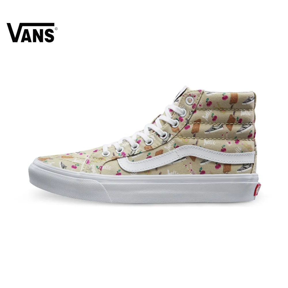 

Original Vans New Arrival Colourful Sk8-Hi High-Top Women's Skateboarding Shoes Sport Shoes Canvas Shoes Sneakers free shipping