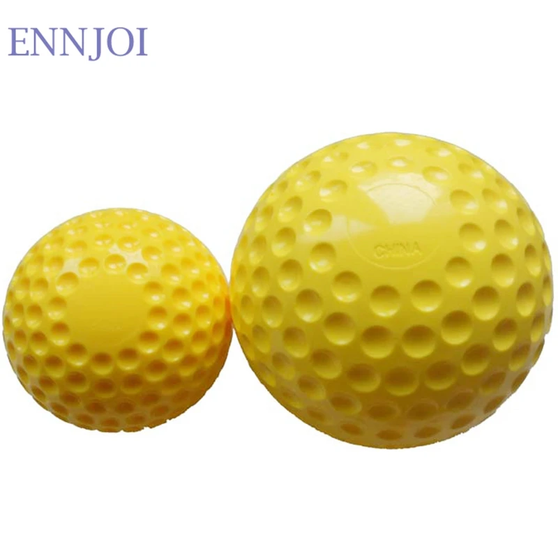 

140G Yellow PU Rubber Soft Baseball Machine Baseball Machine Softball Exercise Baseball for Training Exercise Tool