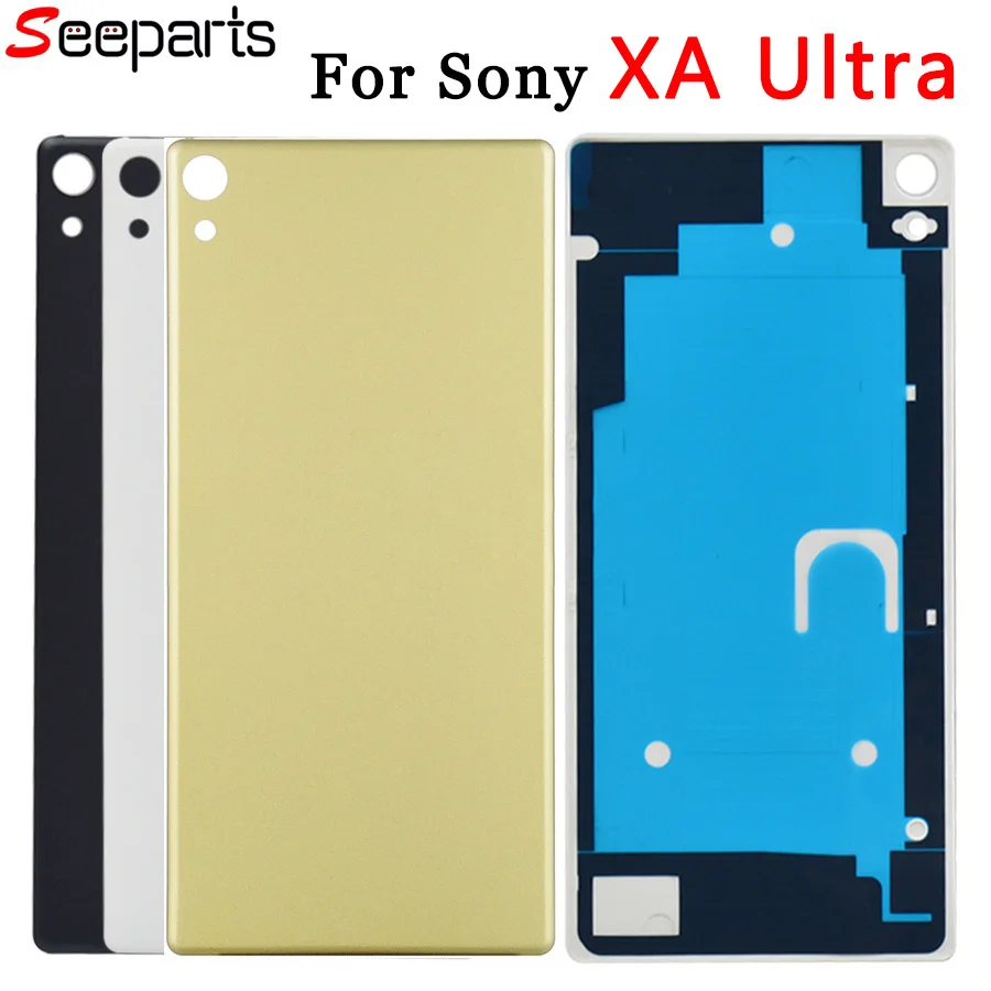 For SONY XPERIA XA Ultra C6 Back Battery Case Door Rear Housing Cover Chassis F3215 Replacement For 6.0 SONY C6 Battery Cover (1)