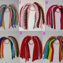 80 шт. коркер конский хвост держатели смешать сотни цветов коркер пони Луки красочные