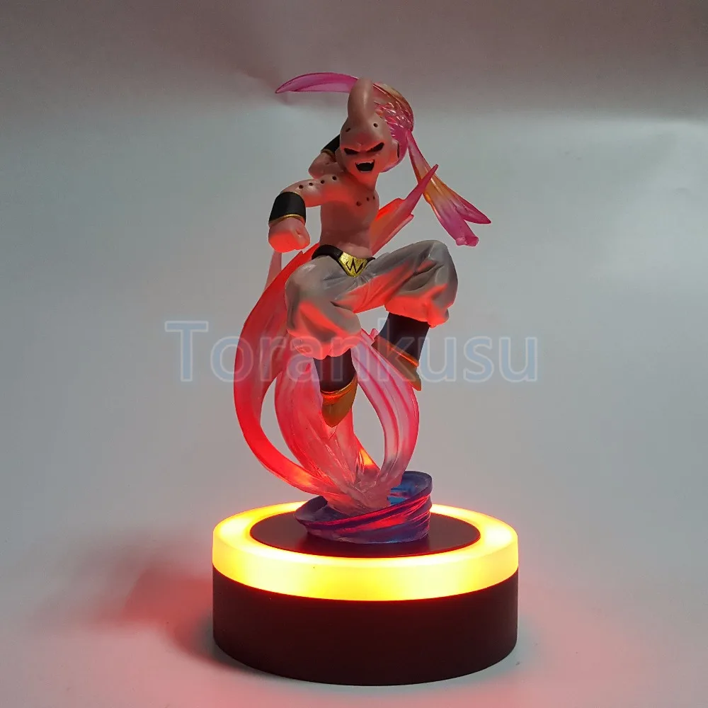 Dragon Ball Z фигурка Majin Buu красный светодиодный светильник DIY дисплей игрушка Супер Saiyan Esferas Del Dragon Buu DBZ DIY92